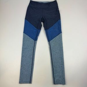 Outdoor Voices Women's Size S Springs 7/8 Leggings Color Block Blue